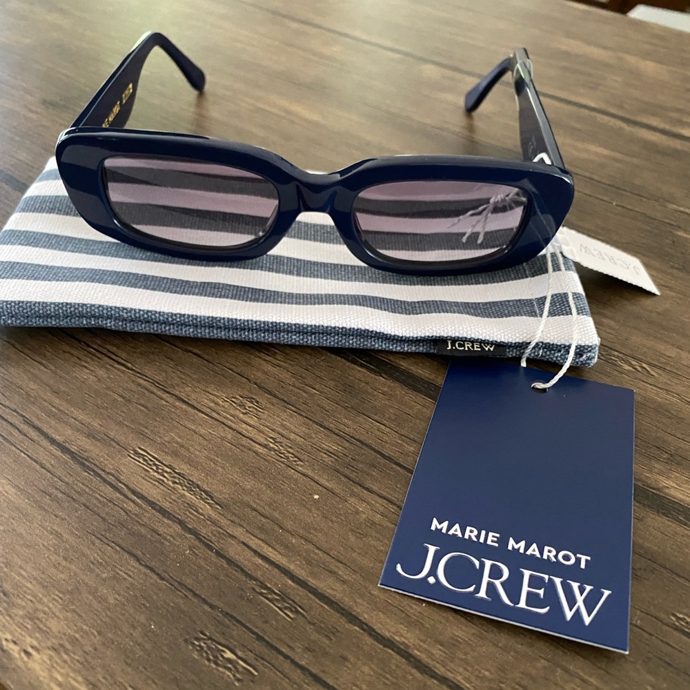 J. Crew Biarritz Slim Acetate Sunglasses By Marie Marot x J. Crew - Picture 10 of 11